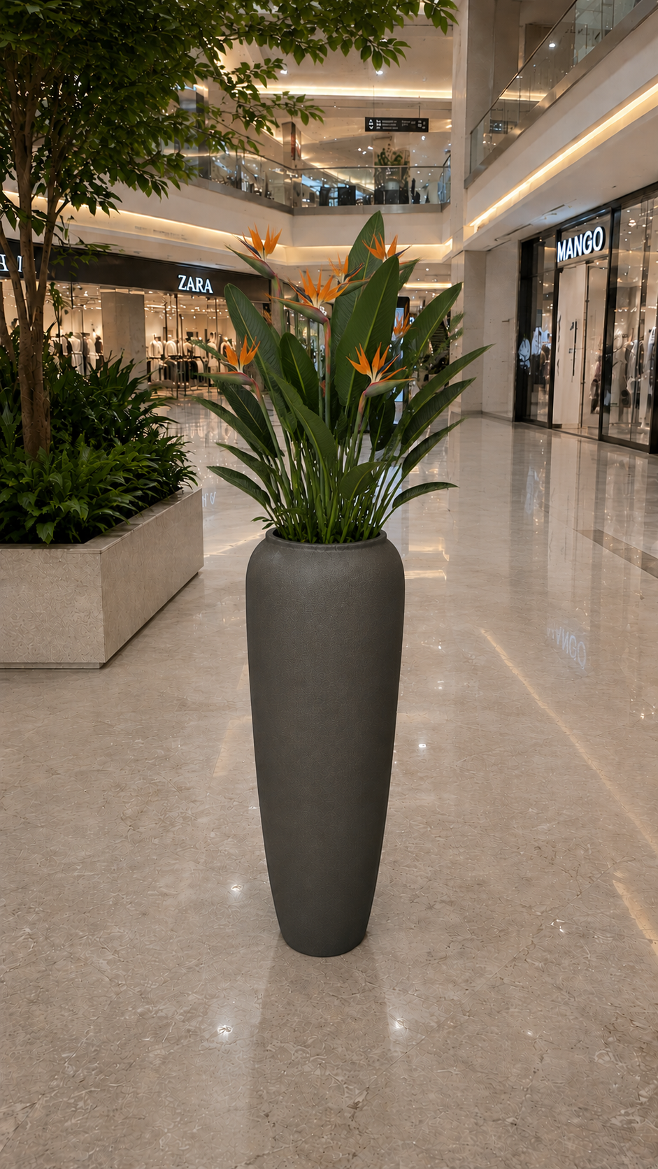 Imperia Tall FRP Planter- Large